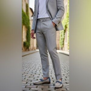 MEZLAN suede and canvas loafers size 10 M